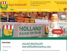Tablet Screenshot of hollandkaascentrum.com